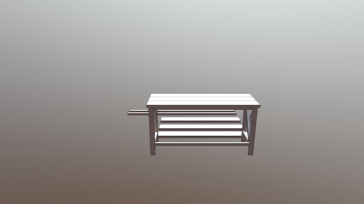 desk02 3D Model