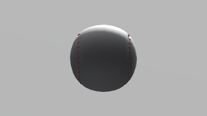 Baseball Ball 3D Model