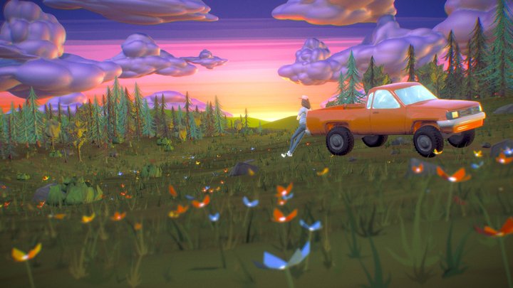 Green Autumn Forest - #bcon22challenge 3D Model