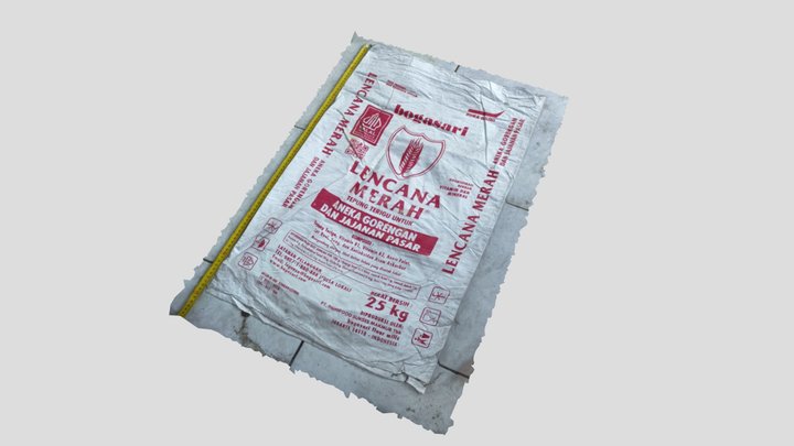 Karung 25 Kg 3D 3D Model