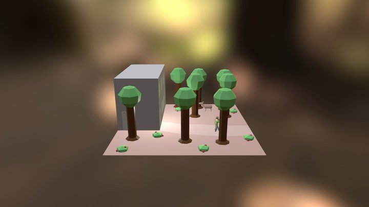 Low- Poly Utopia Entry 3D Model