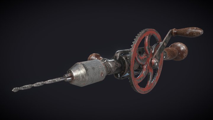 GAP Millers Falls No. 980 Drill 3D Model