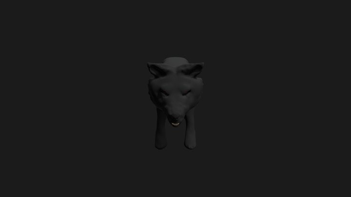 uScape - Wolf Creature 3D Model