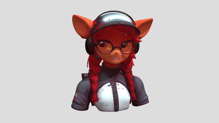 Red pony 3D Model
