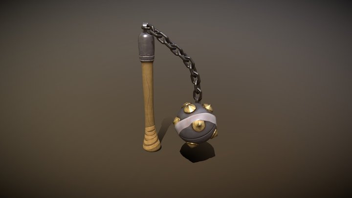 SM_MaceStylised 3D Model