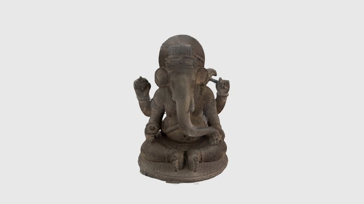 Ganesha, Candi Banon, Central Java 3D Model