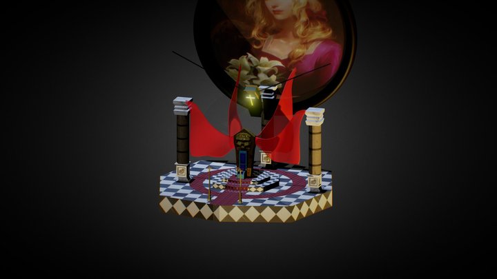 Dracula's Throne Room 3D Model