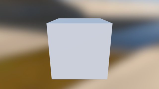 0719blend Cube 3D Model