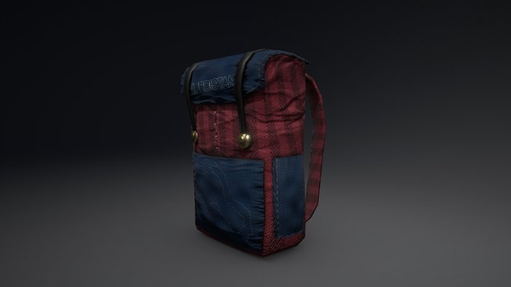 Backpack - Low Poly PBR [2 of 2] 3D Model