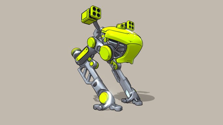 Frogfoot - B mechanized delivery platform 3D Model