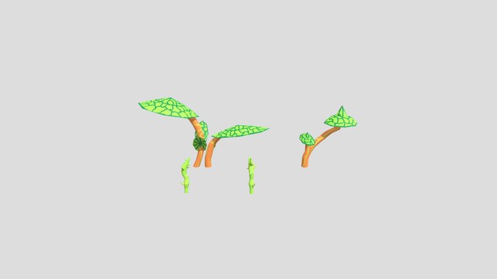 Plantas Alien 3D Model