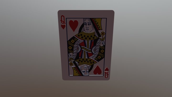 Queen of Hearts 3D Model