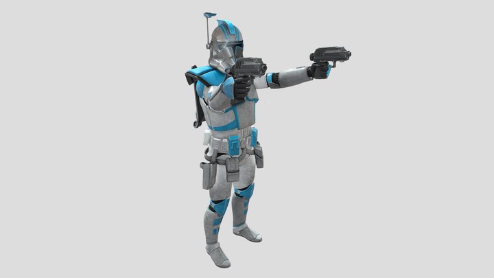ARC Trooper Commander Cobalt - Purchaseable 3D Model