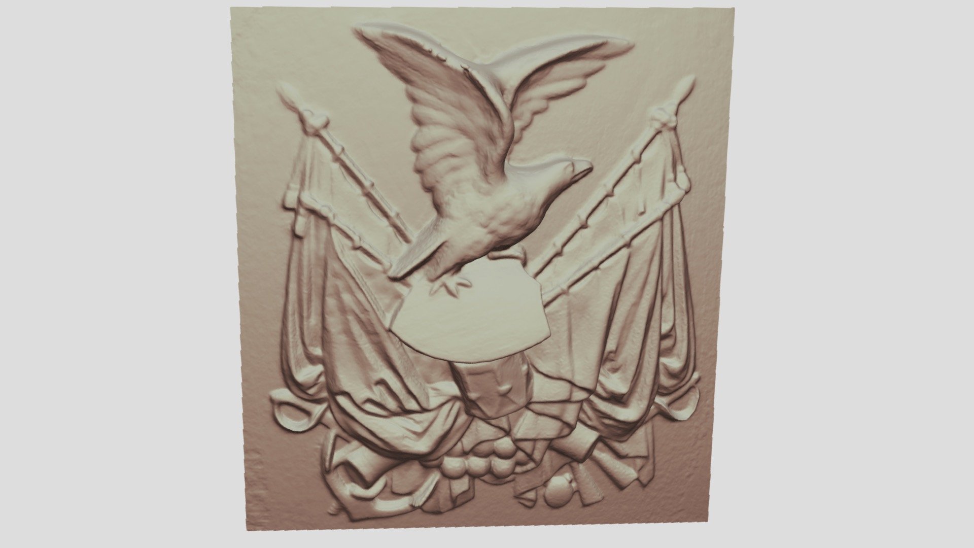 Mesh of the Ecuadorian Crest of Arms