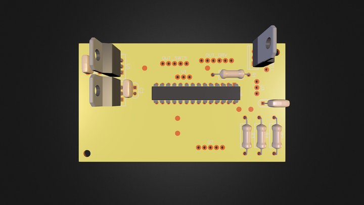 Timer (PCB) 3D Model