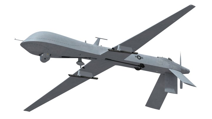 MQ-1 Predator UAV – Modello 3D gratuito STL