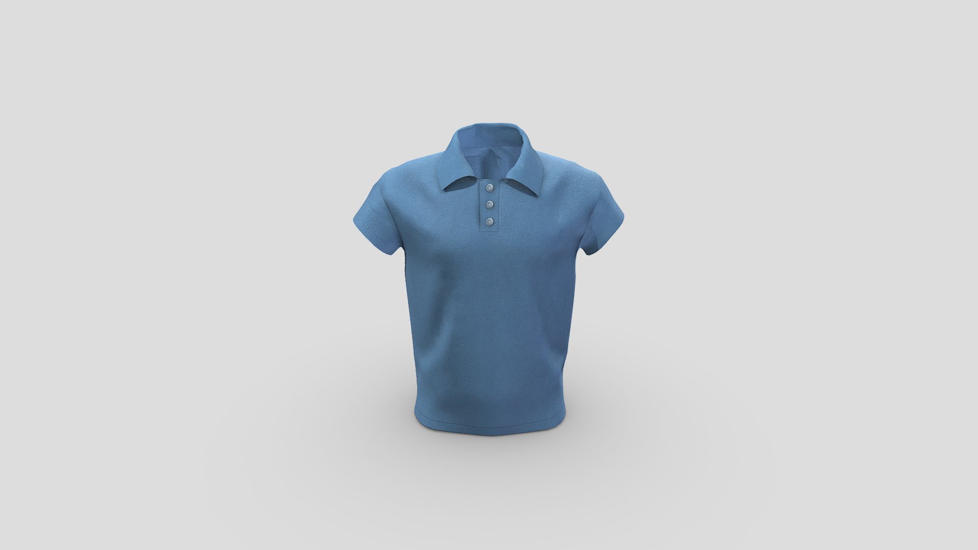 Men's Polo Shirt - Buy Royalty Free 3D model by 3dia [7f71478 ...