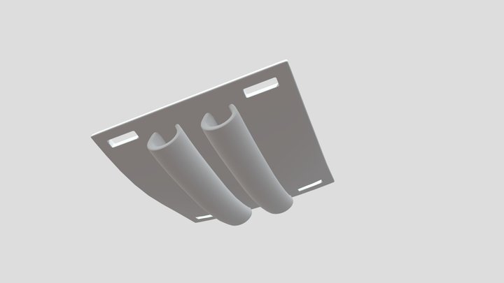 Cosplay Bracket, Wings Holders 3D Model