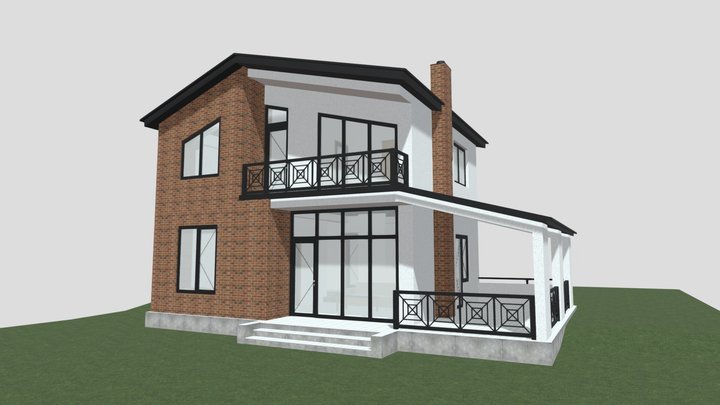 საცხოვრებელი სახლი 3D Model