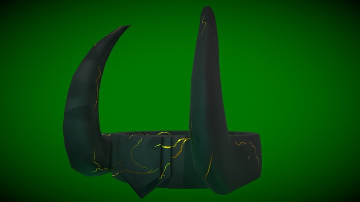 Loki crown (own asset training) 3D Model