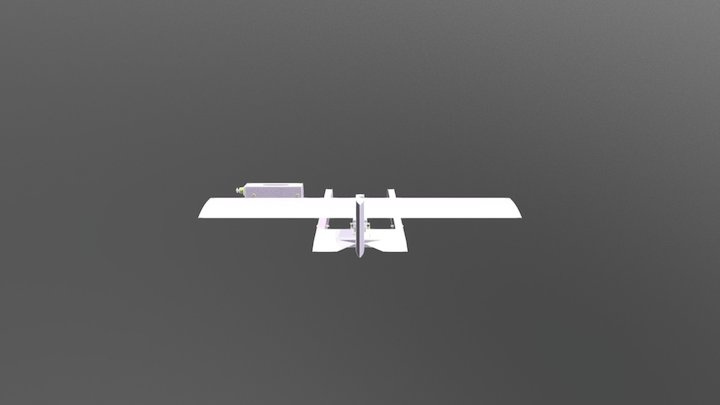 Tri - Fuselage RC Trainer 3D Model