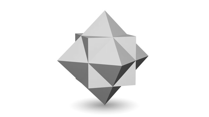 Stellated Cuboctahedron 3D Model