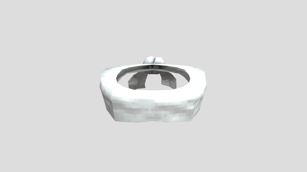 Gorilla Tag's White Blindfold Cosmetic