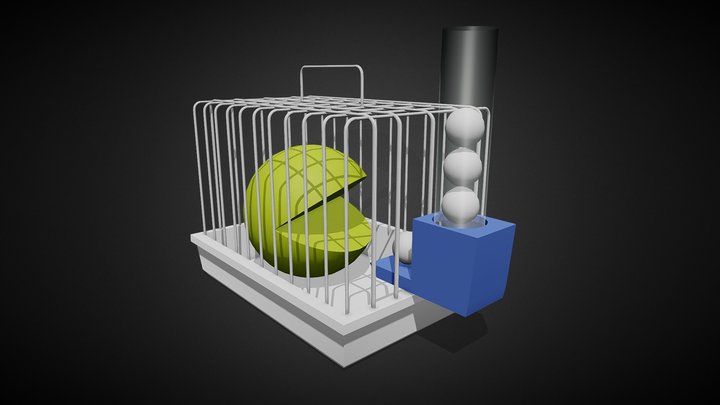 Pet Feeder 3D Model