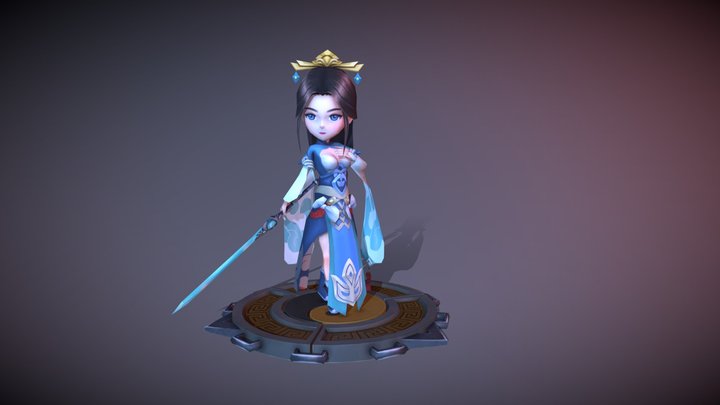 3D_Model_Chu_ Chi_ Nhuoc 3D Model