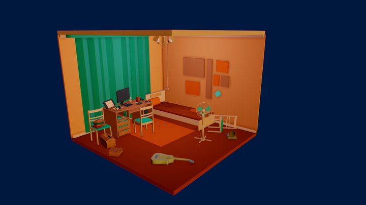 Color palette 3D Model