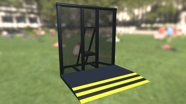 Concert Barricade (Porter Robinson VR) 3D Model