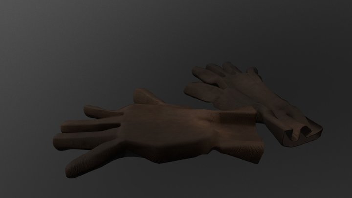 Work Gloves (leather) – Free 3D Model STL