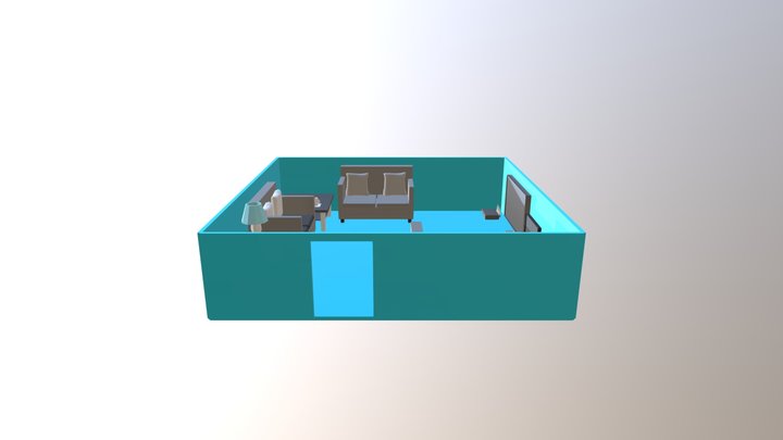 Sitting Room 3D Model