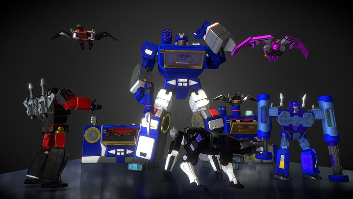 Soundwave_OG Cassette Squad 3D Model