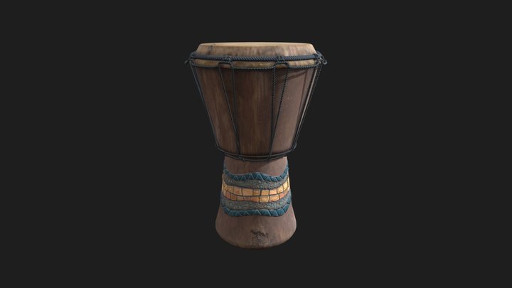 Djembe 3D Model