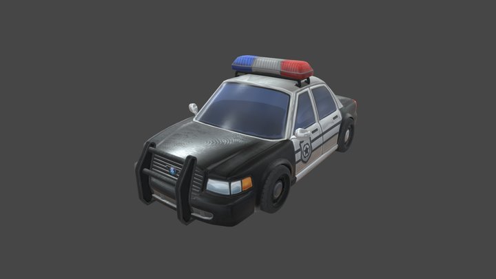 Micro Machines World Series: Police Car 3D Model