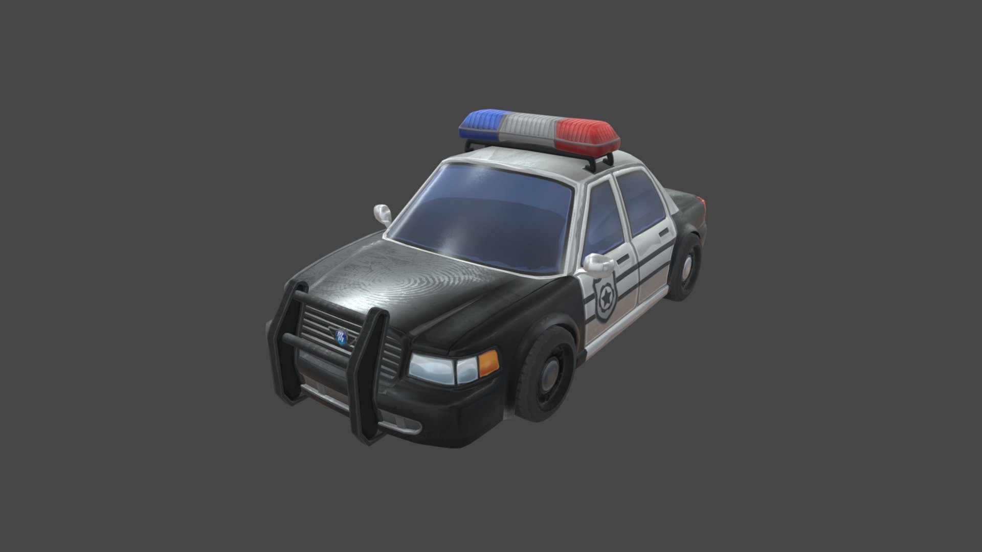 micro machines police car