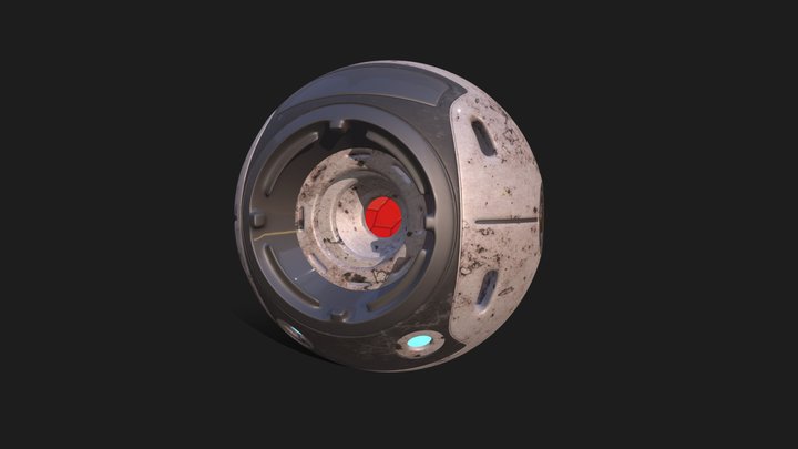Vortex Orb Robot F01 3D Model