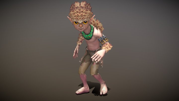 Native Male 3D Model