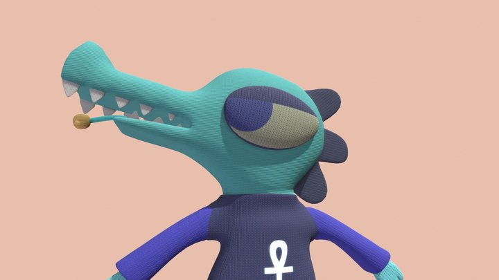 Bea plush doll - Night in the Woods 3D Model