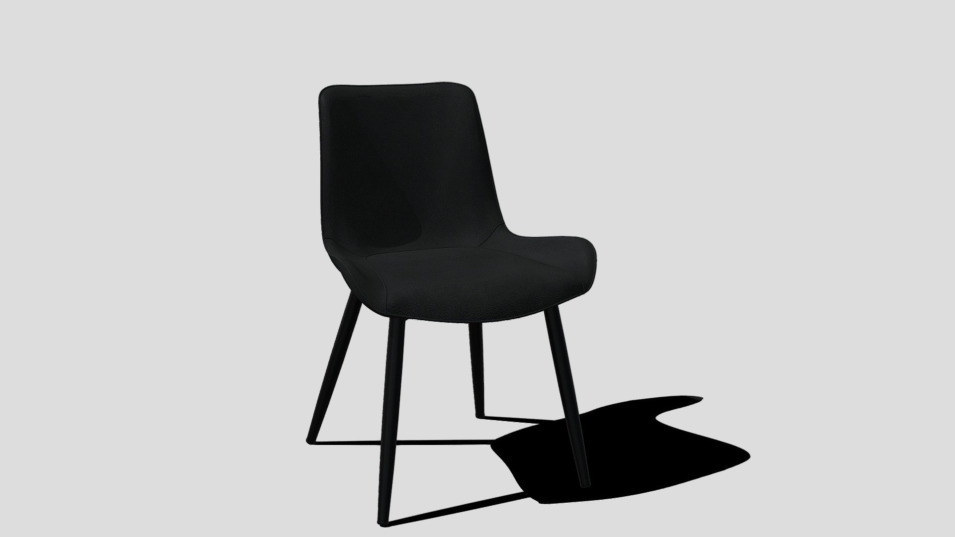 Treviso leather light-brown black legs — Sketchfab embed 3D viewer