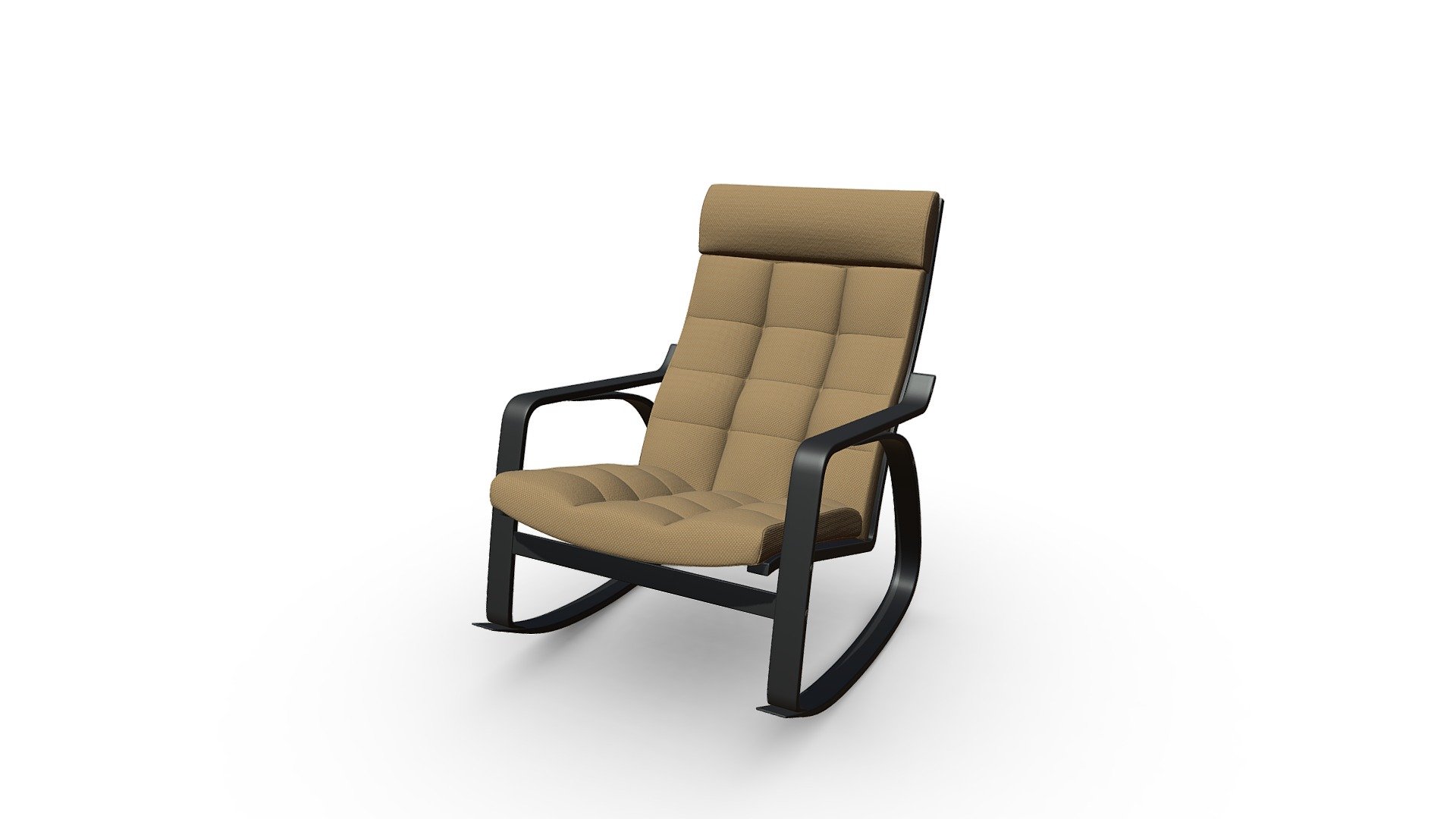 Rocking Chair - 3D model by Information Transformation Services (ITS ...