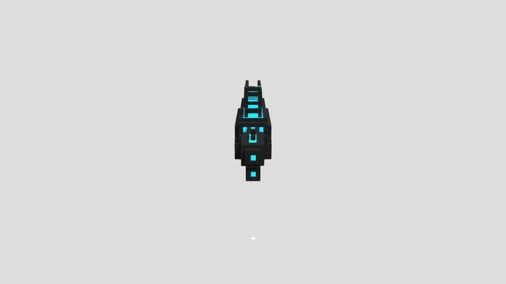 Mega Destroyer Model Pixel Gun 3D 3D Model