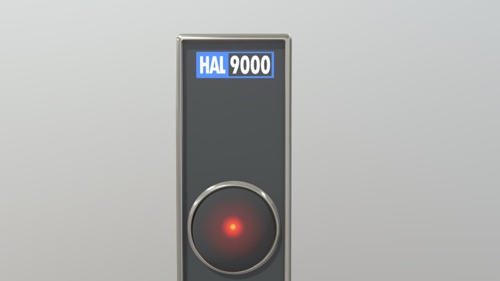 HAL9000 3D Model