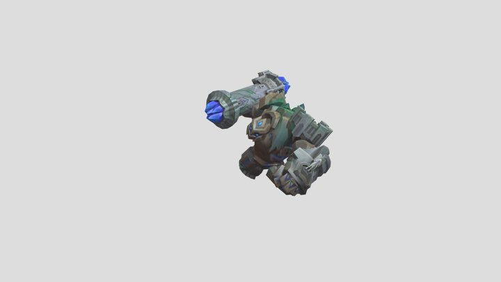 grock_fortress_titan_in_game 3D Model