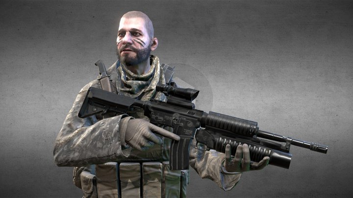 Soldado 3D Model