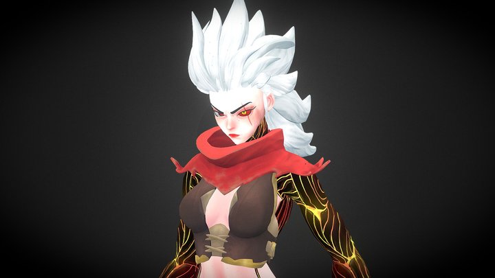 Mercenary - stylized character 3D Model