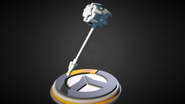 Overwatch - Reinhardt Hammer (WIP) 3D Model