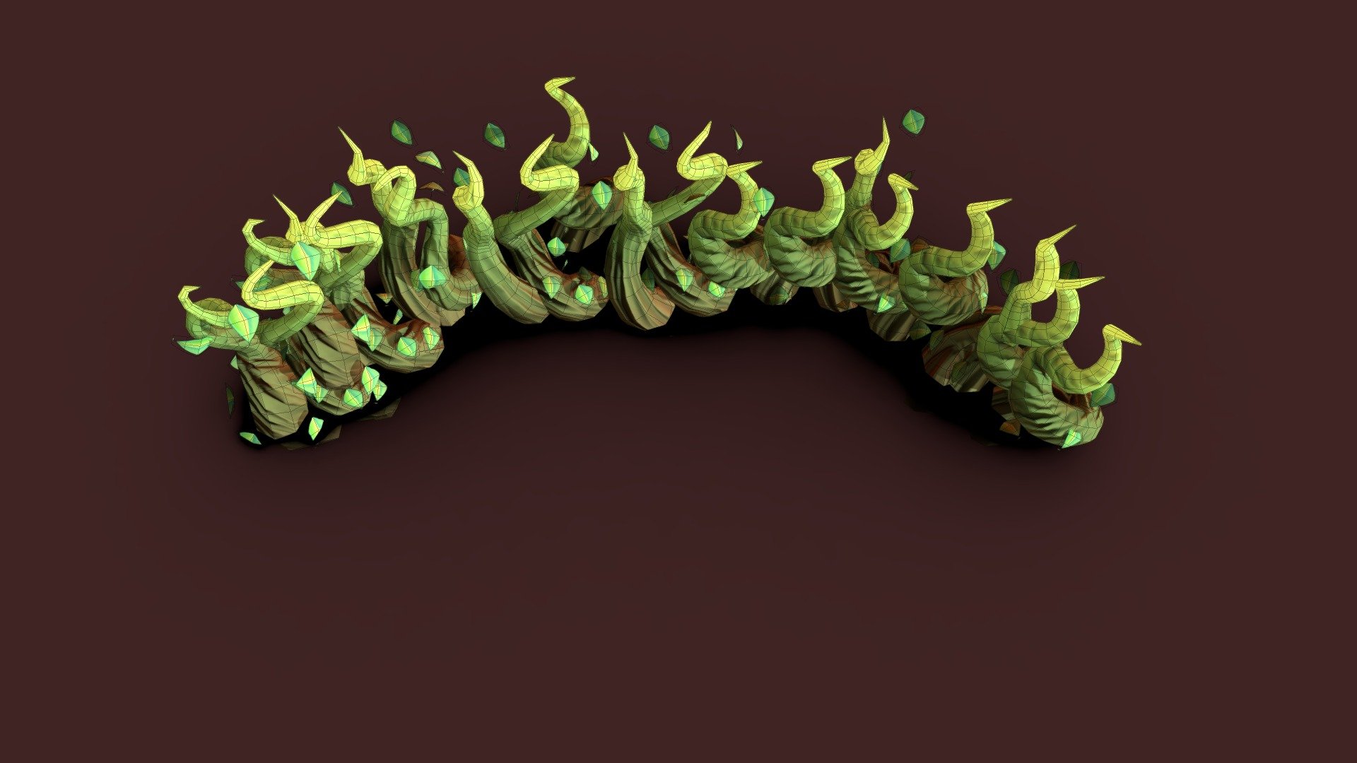 Roots low poly - 3D model by Julia Nut (@xomy4la.ne) [7f82046] - Sketchfab