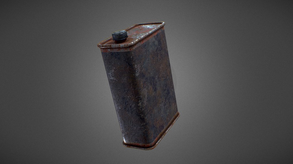 Motor Oil Can